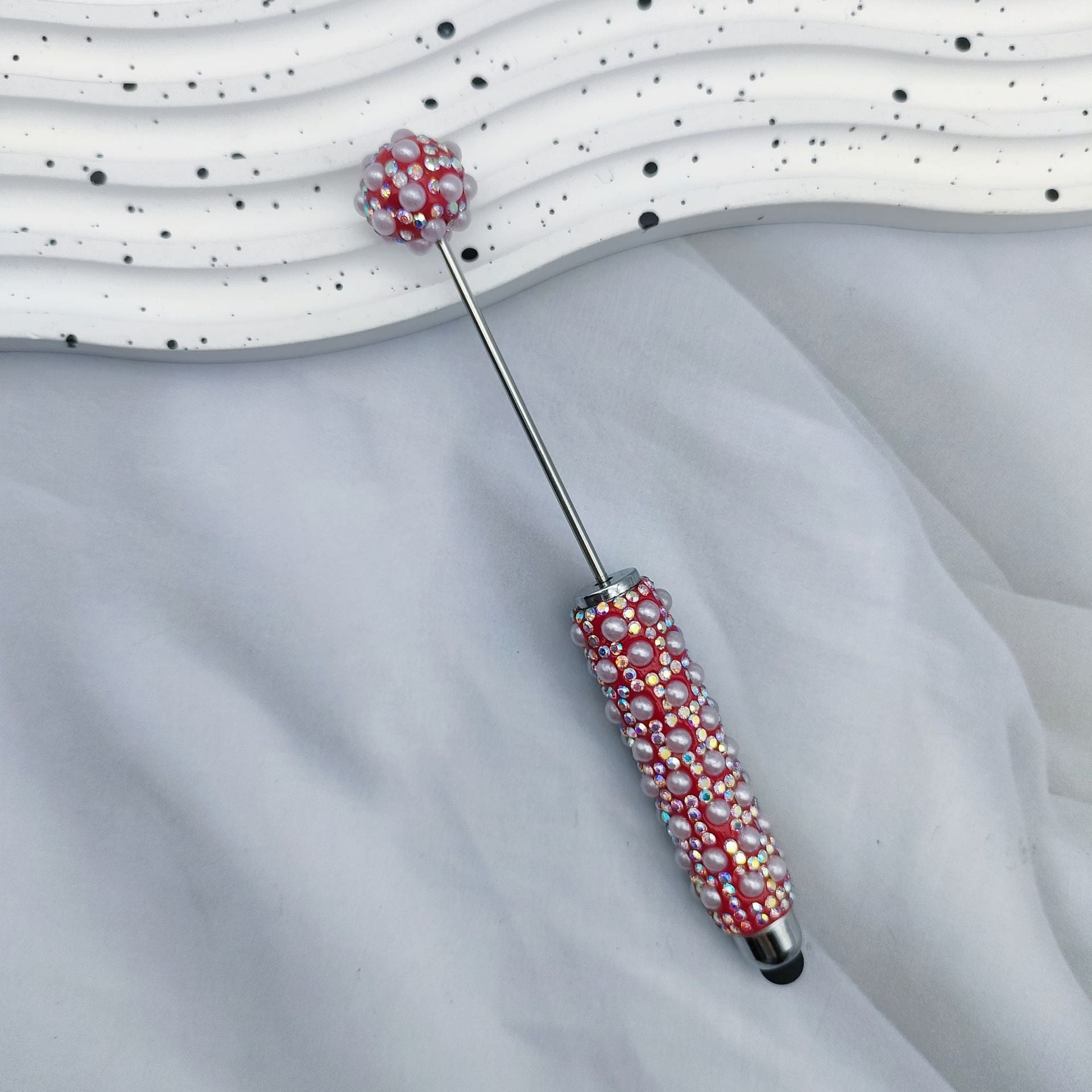 Wholesale DIY Touch Screen Pearl Full Diamond Beadable Pen