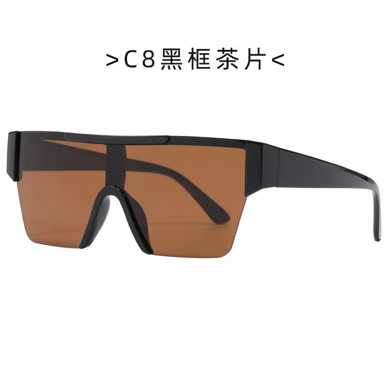 Wholesale Frameless sunglasses for men and women with integrated lenses