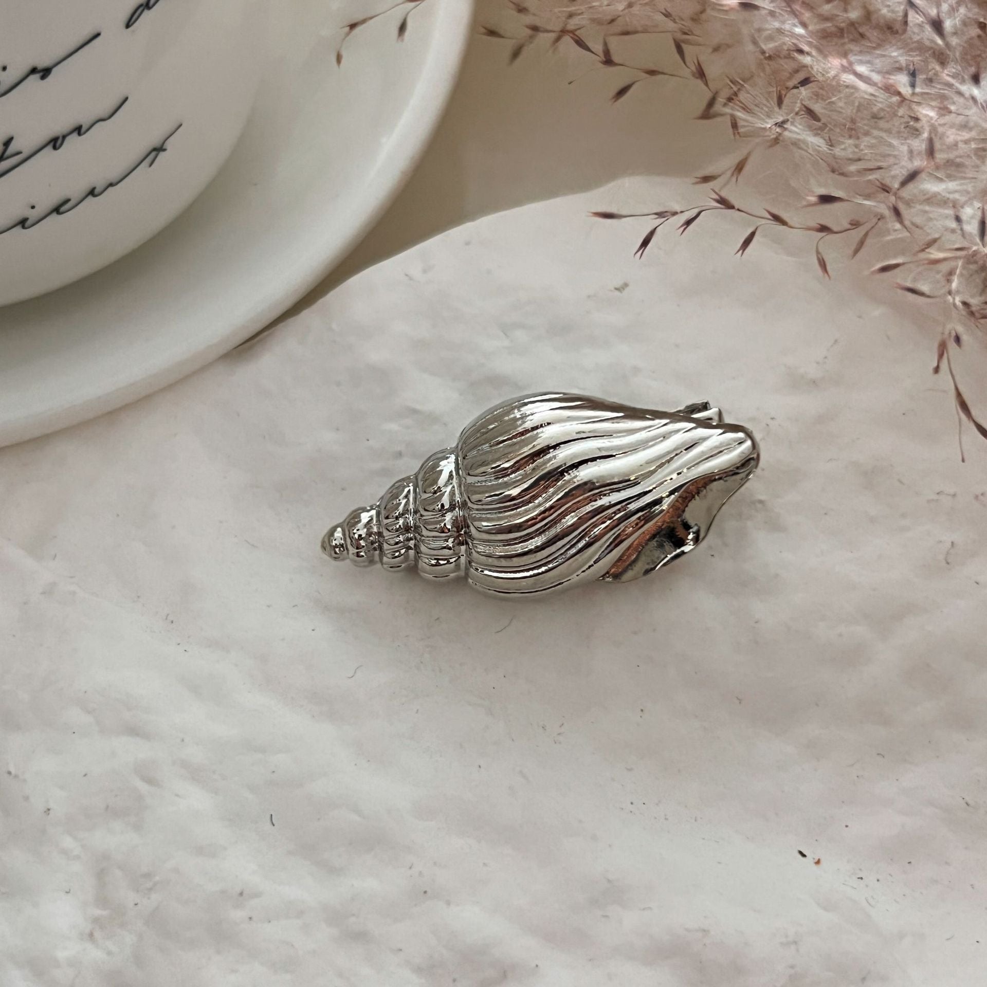 Wholesale Summer New High-grade Niche Marine Style Alloy Texture Striped Hairpin Hair Accessories for Women