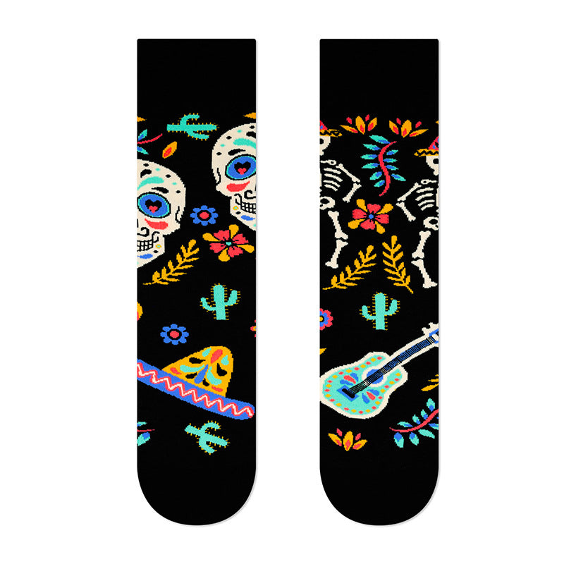 Wholesale Mexican Day of the Dead Couples Socks