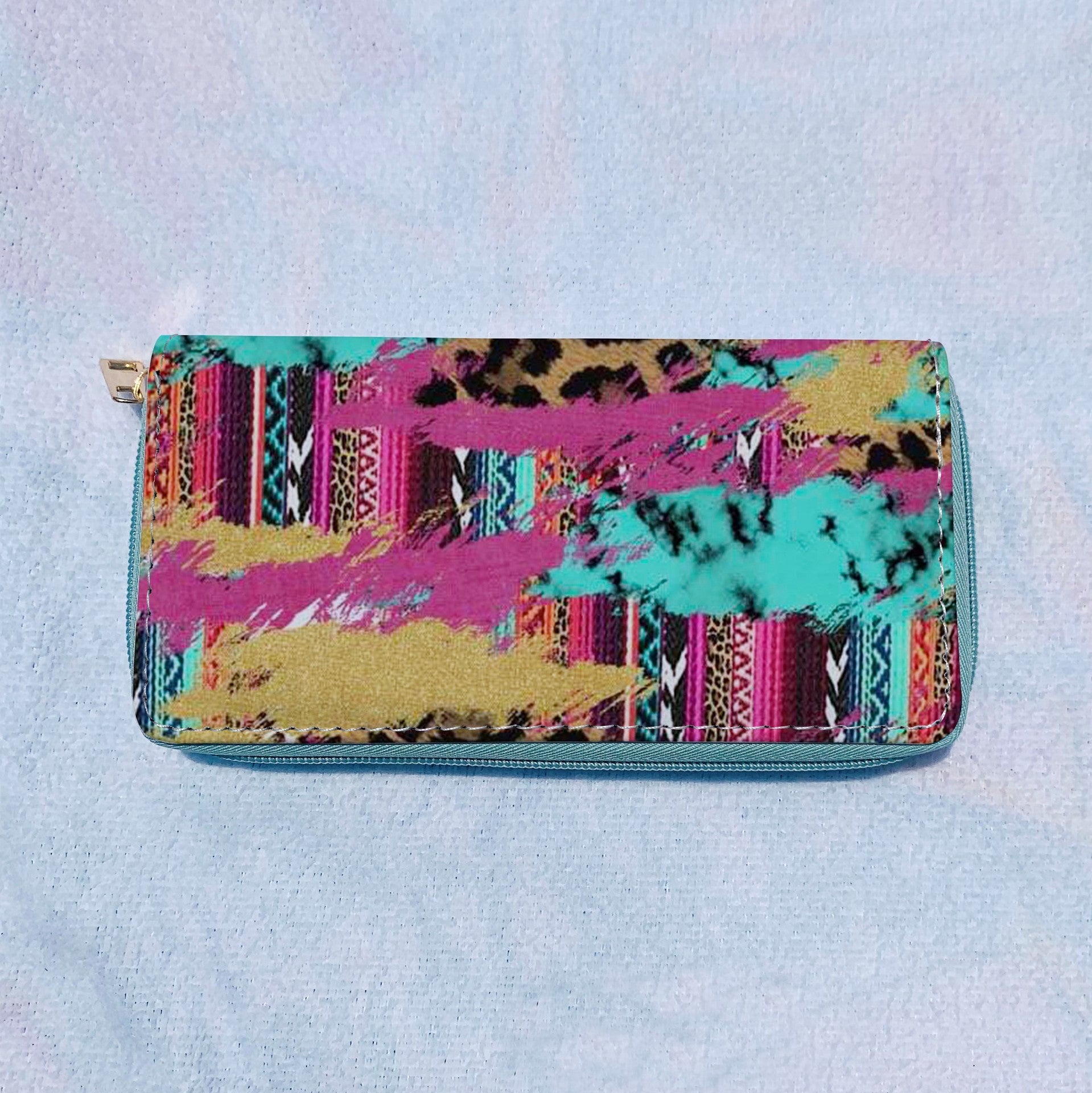 Wholesale Western Style Christmas PU Printed Wallet