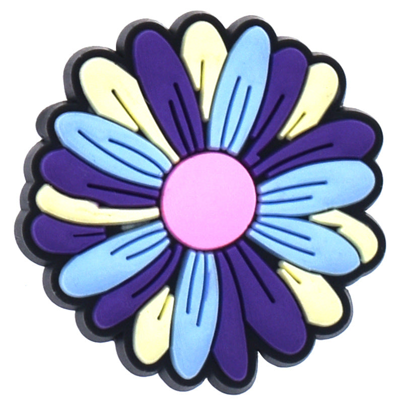 Wholesale 100pcs Summer Soft Rubber DIY Shoe Flower Decorative Buckle Accessories