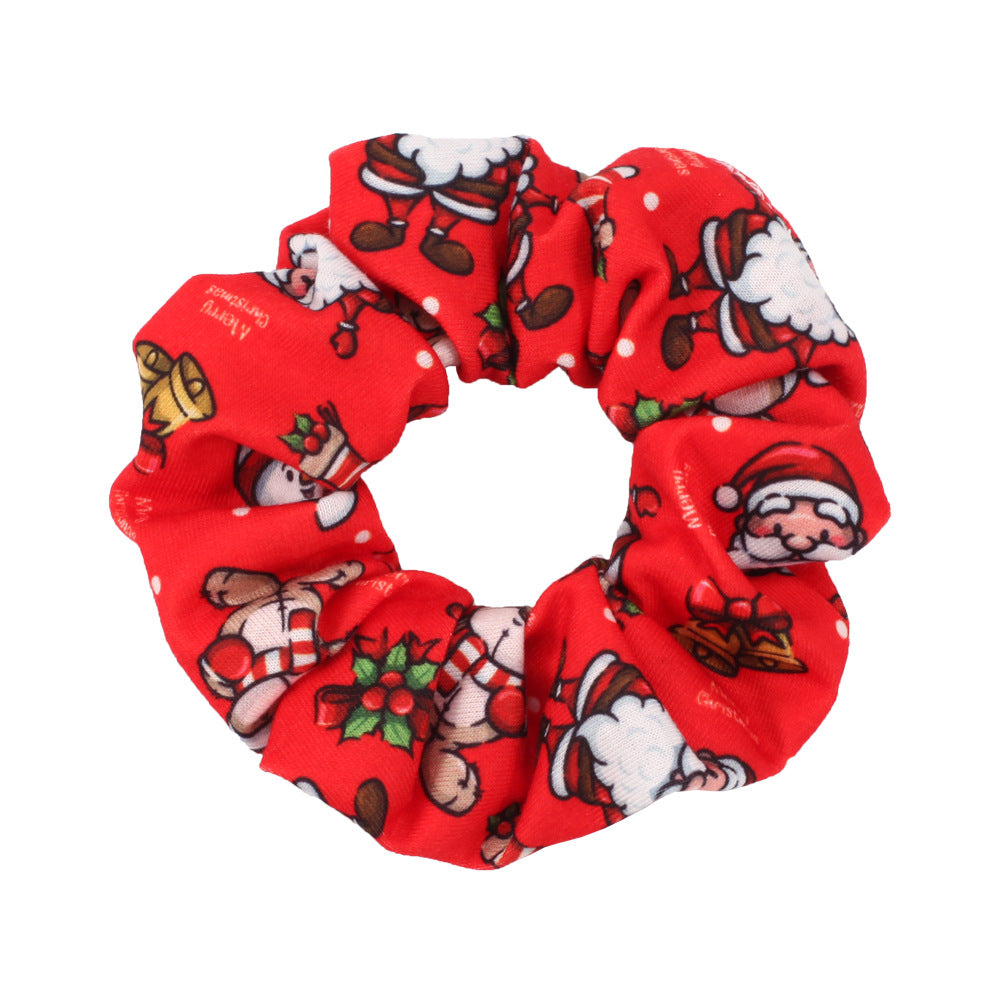 Wholesale Christmas Snowman Bell Santa Claus Deer Antler Hat Large Intestine Hairband