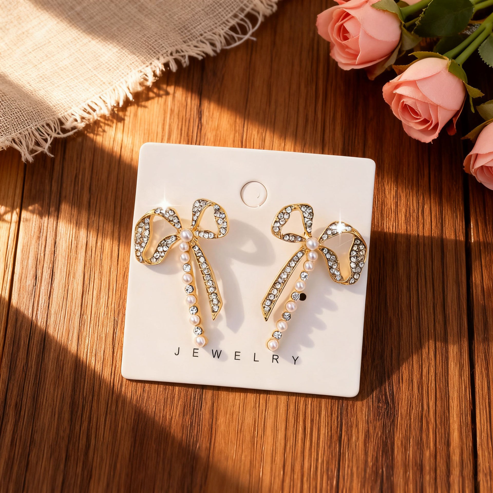 Wholesale Elegant and Unique Bow Starfish Stud Earring