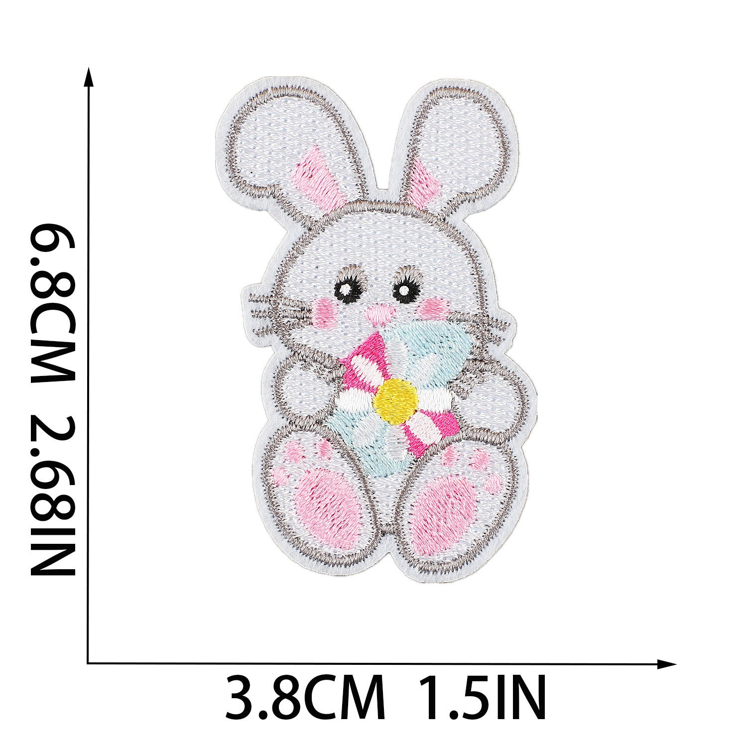 Wholesale Easter Rabbit Easter Egg Carrot Embroidery DIY Patches