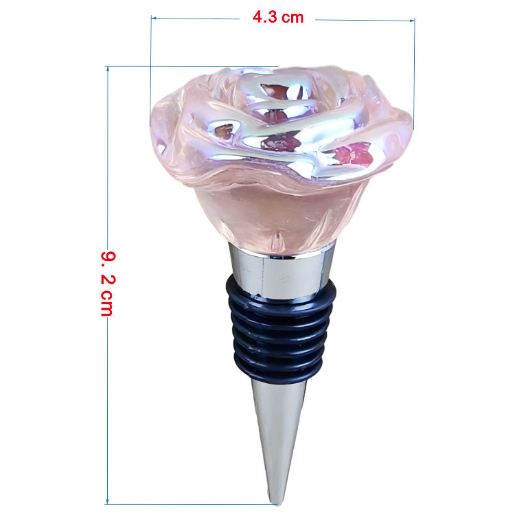 Wholesale Red wine stopper rose wine bottle stopper silicone bottle stopper