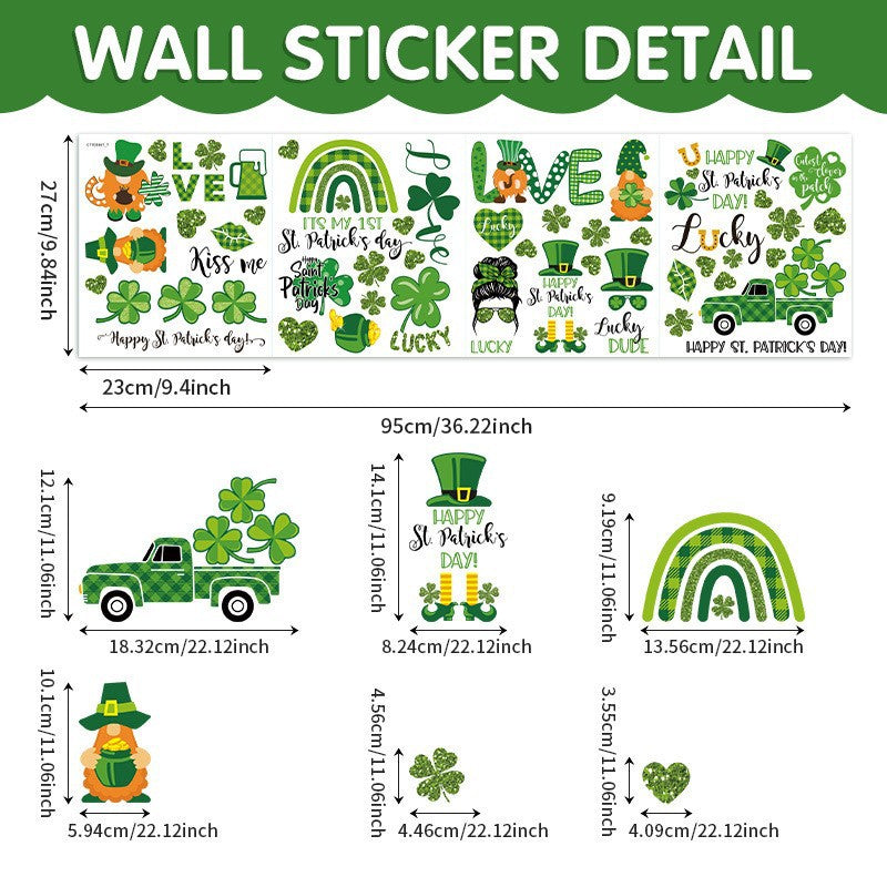 Wholesale St. Patrick's Day Window Stickers Decoration