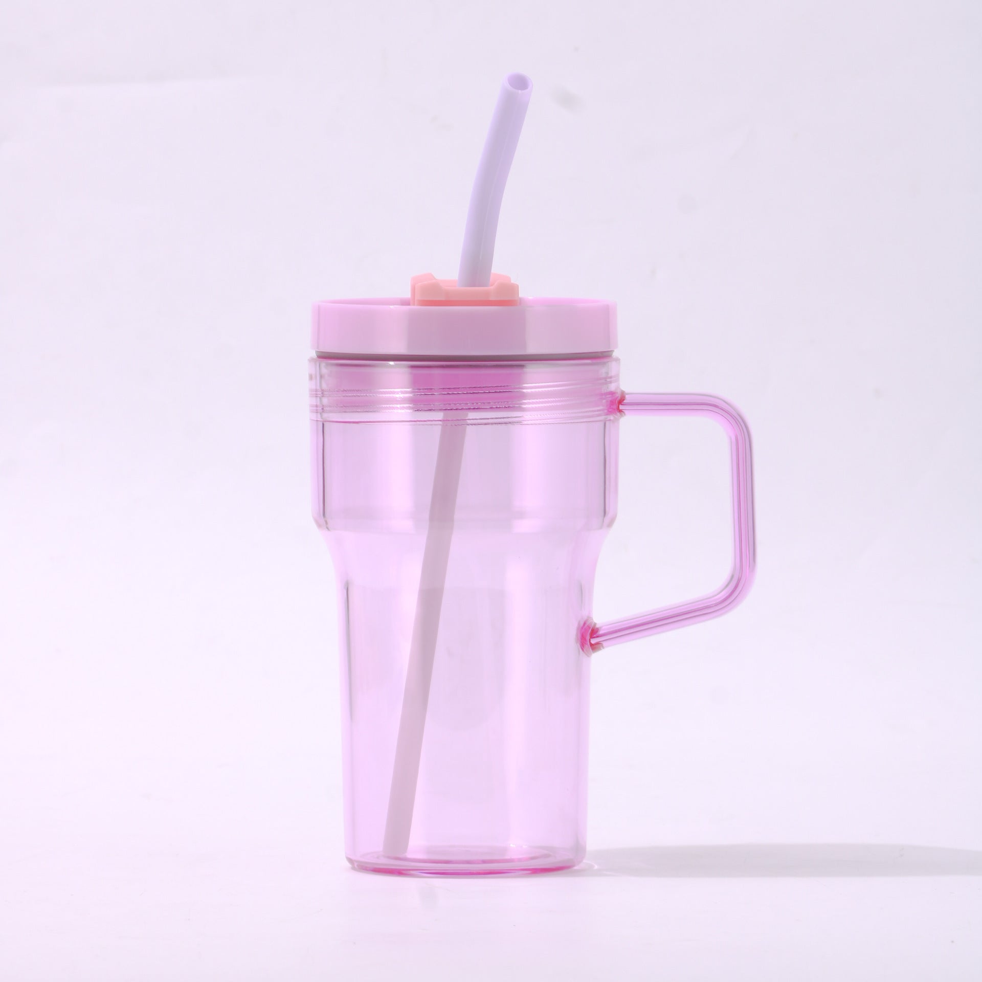 Wholesale 40oz/30oz Car Cup Plastic Handle with Straw Large Capacity Portable Ice Blaster Cup