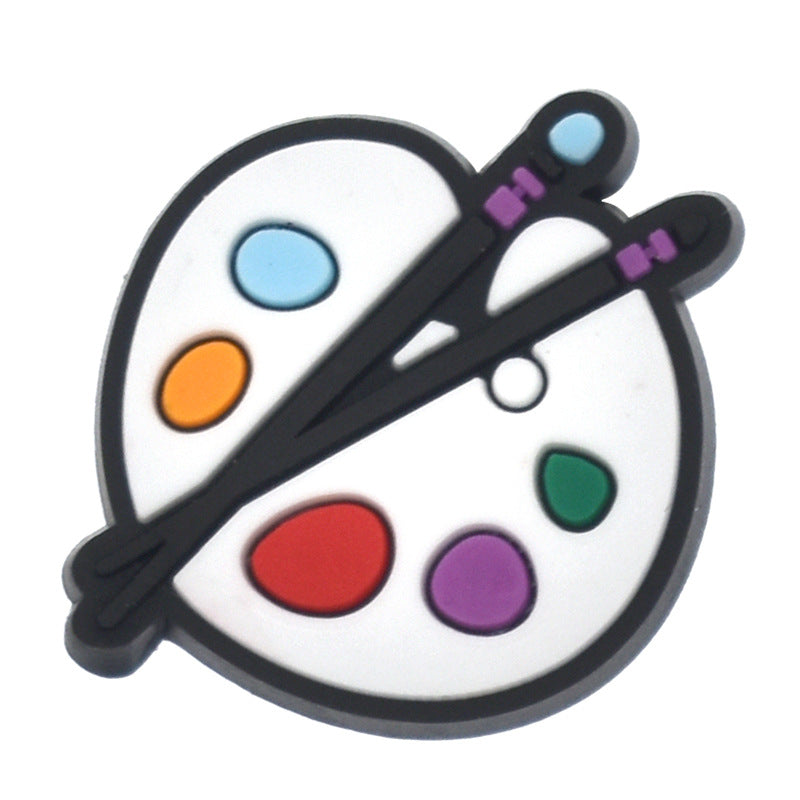 Wholesale 100PCS Cartoon Cute Cow PVC Decorations