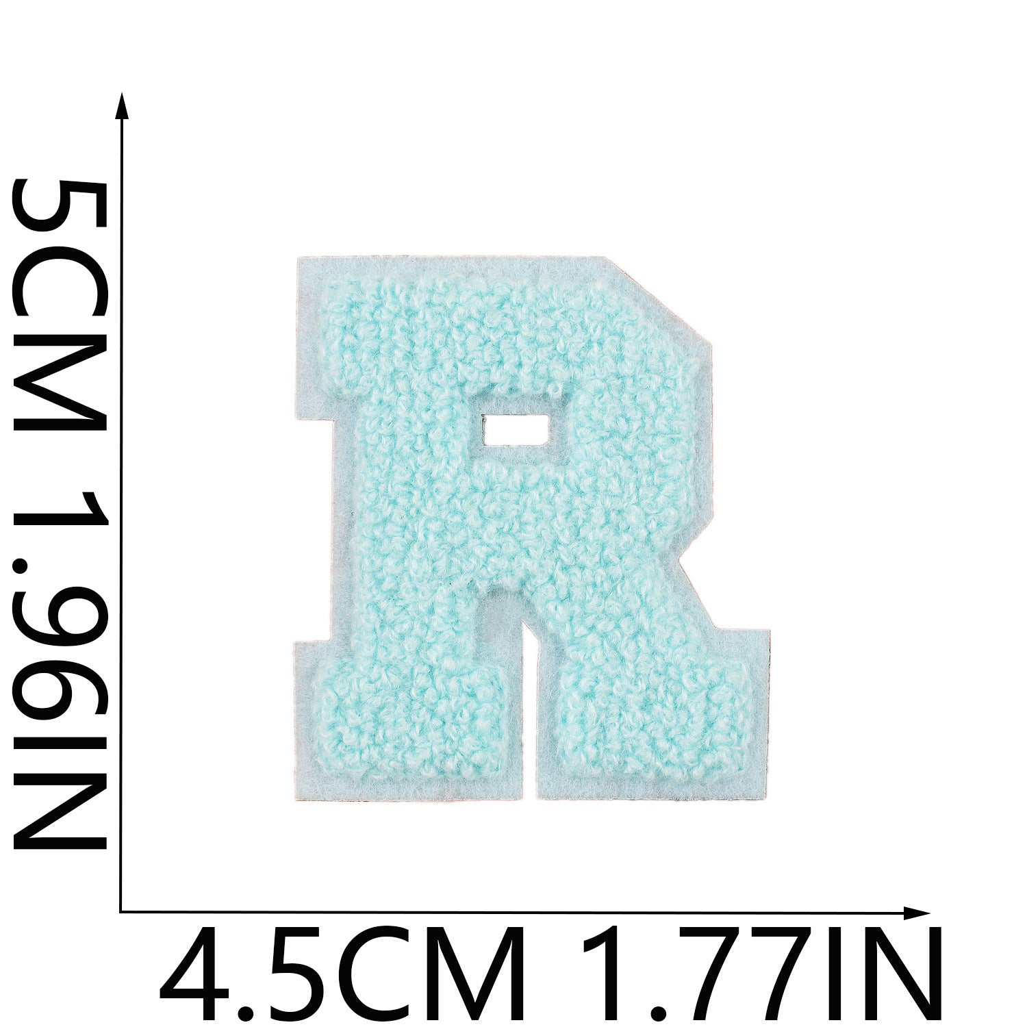 Wholesale Embroidered fabric patch hat and bag decoration A-Z English letter  DIY Patches
