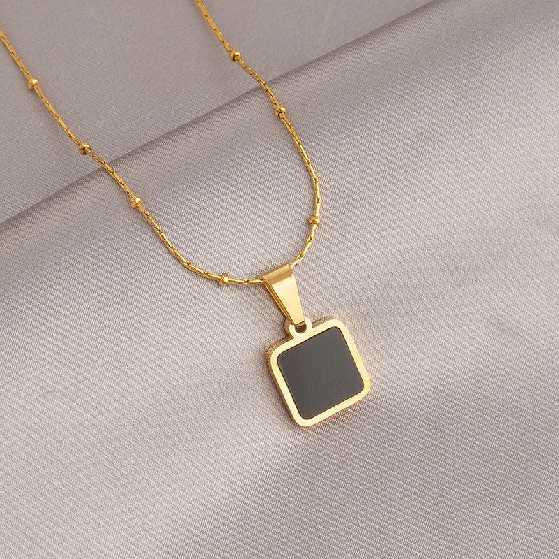 Wholesale Gold Titanium Steel Necklace for Women,  Non-Fading