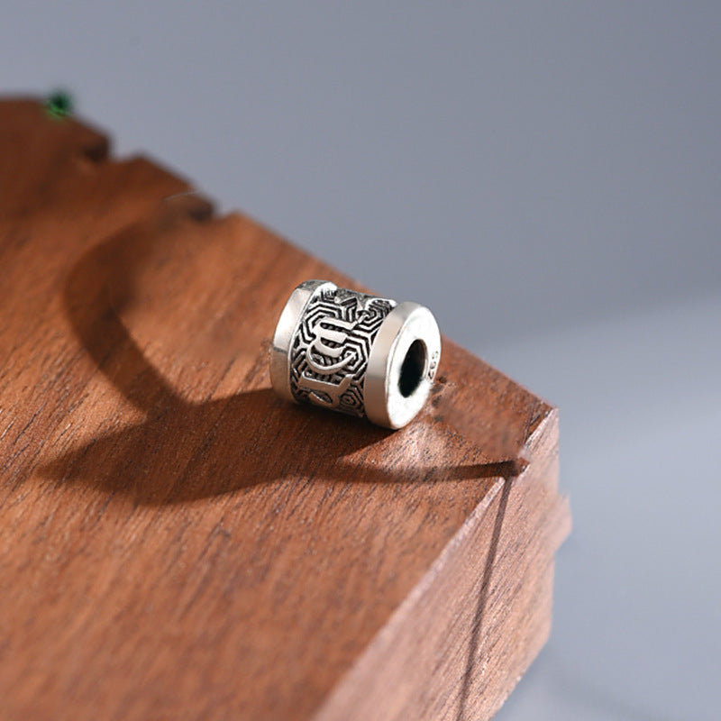 Collares de cobre colgante de bobas de giro de mantra de seis palabras al por mayor