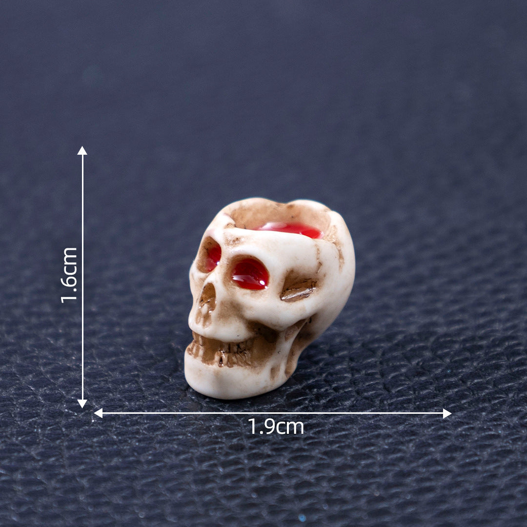 Wholesale Resin Skeleton Couple Cartoon Figurine  Desktop Decoration for Party Resale