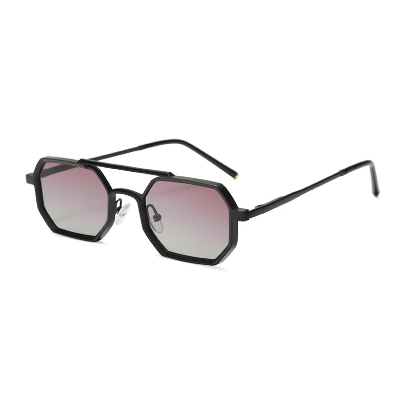 Wholesale Retro polygonal punk sunglasses