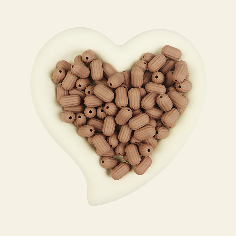 Wholesale 100pcs/pack Silicone Single Color Loose Bead DIY Bead Pen