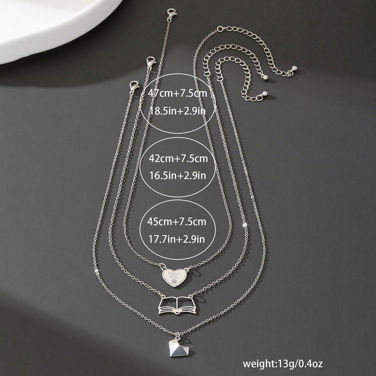 Wholesale three-dimensional heart pendant literary temperament ladies necklace suit