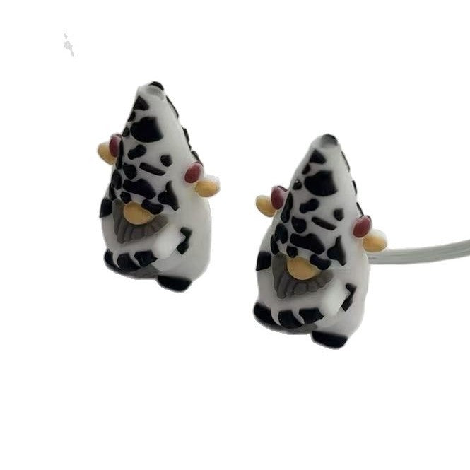 Wholesale Silicone creative beads 3D dwarf