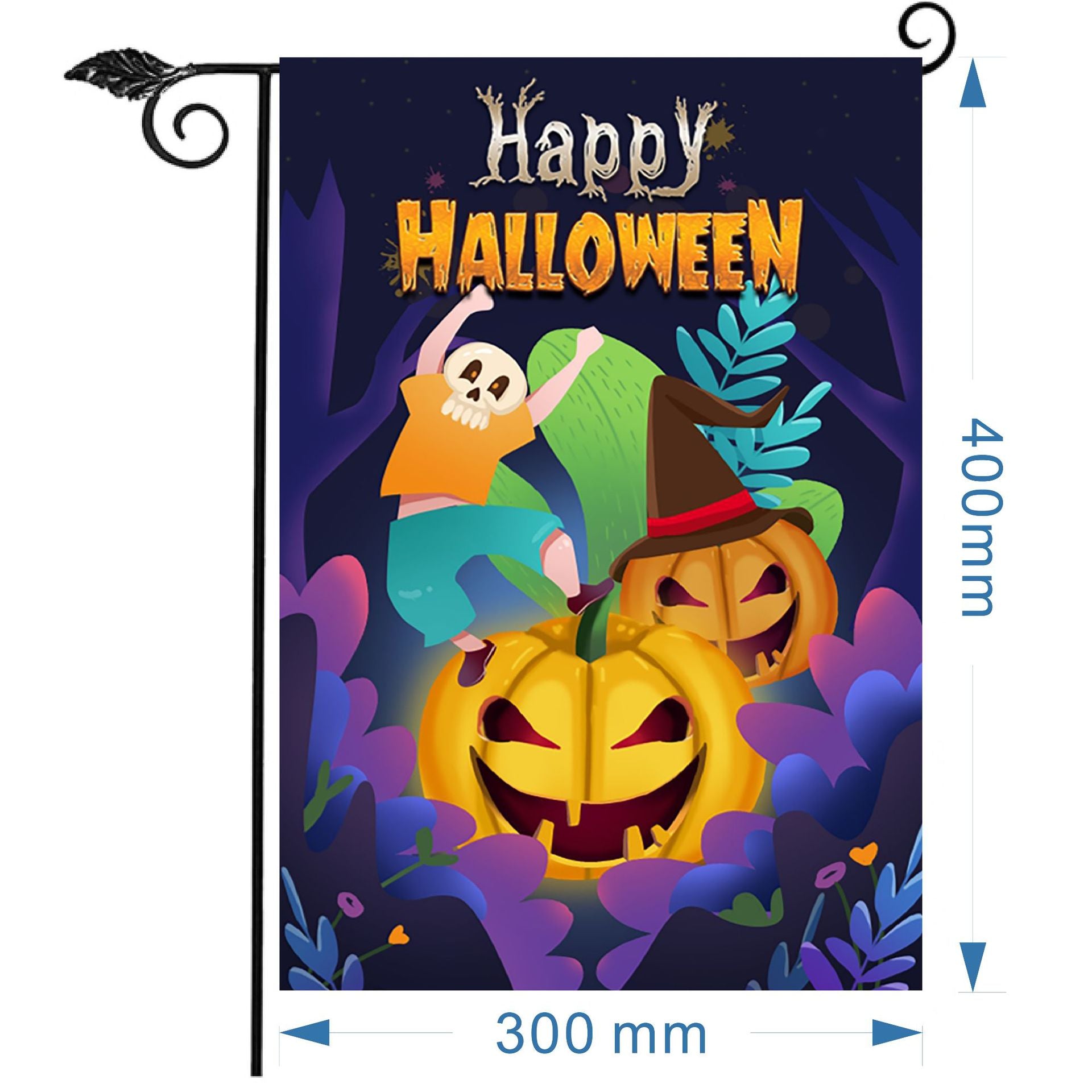 Wholesale Christmas garden flag linen print outdoor small flag yard decoration flag