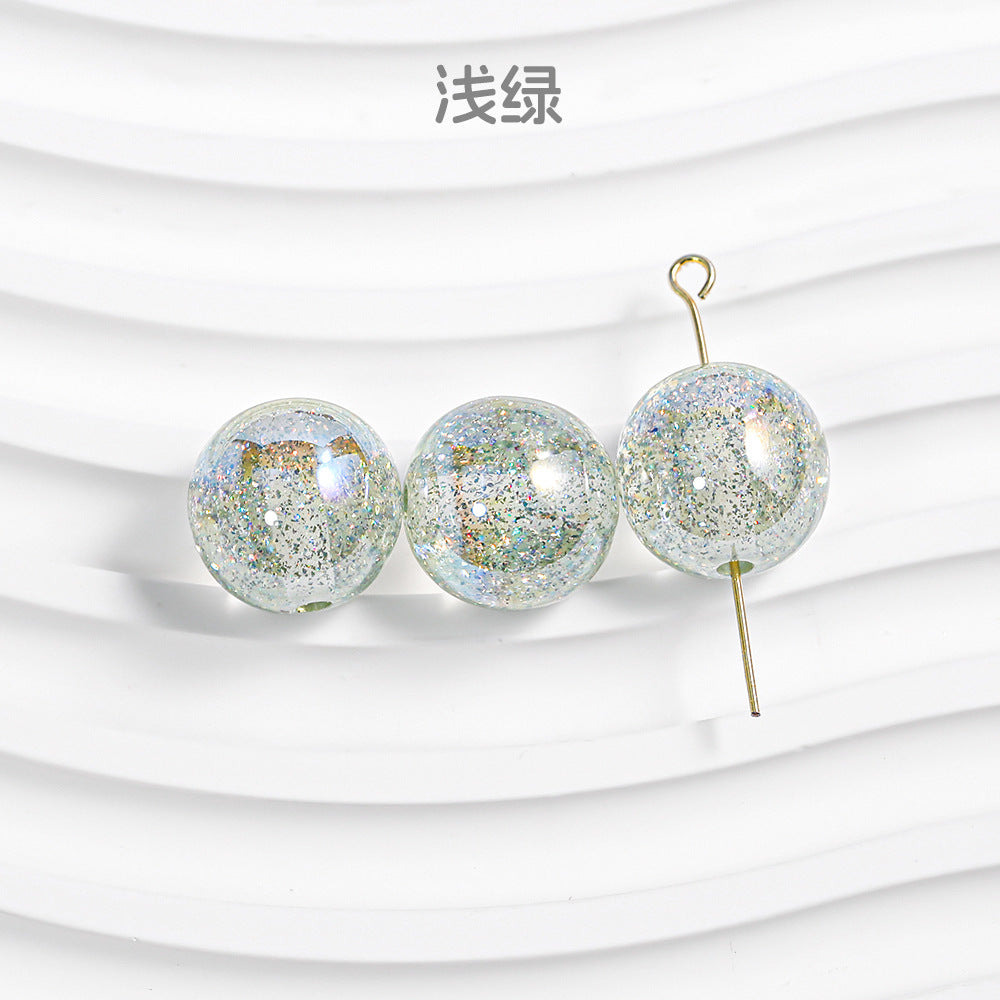 Wholesale 30pcs Laser Straight Hole DIY Handmade Loose Beads