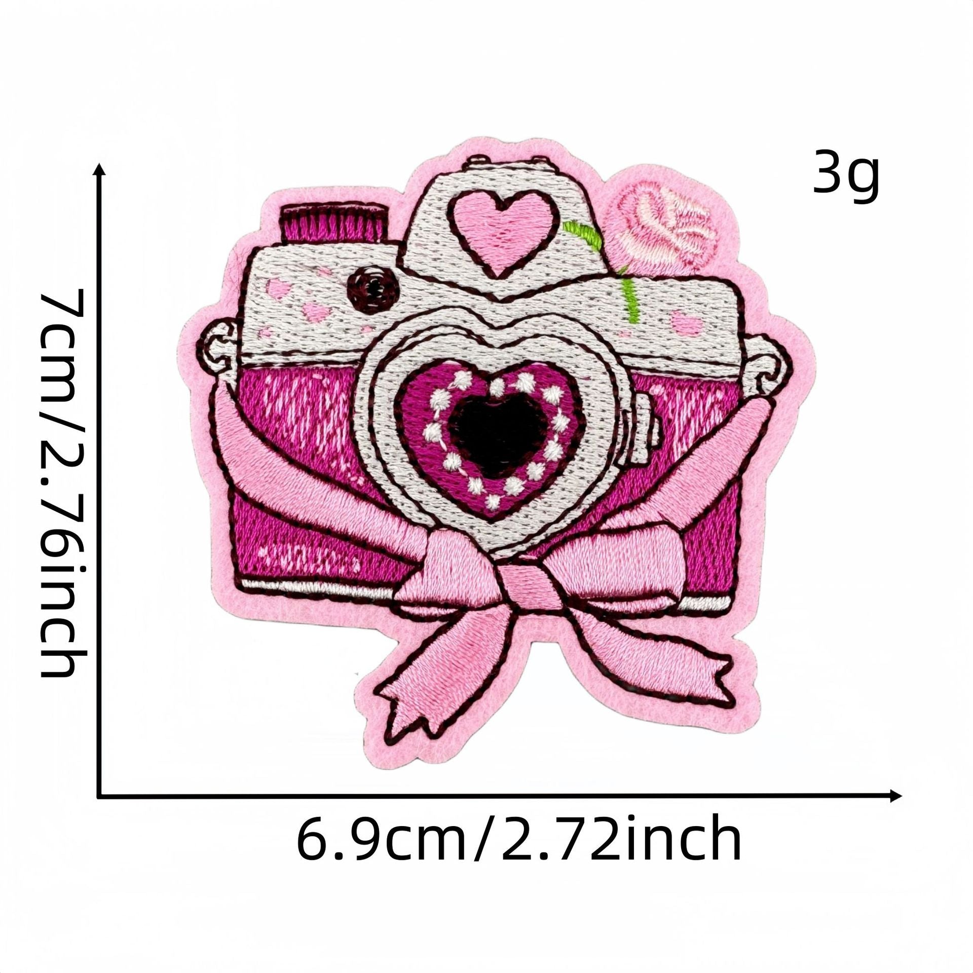 Wholesale Valentine' s Day Pink Love Cartoon Embroidery DIY Patches