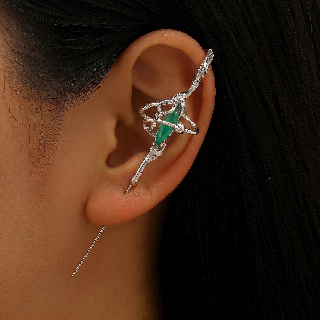 Wholesale Gothic Snake Ear Cuff Copper Electroplated Punk Earrings For Women Party Fashion Accessory OLY Exclusive