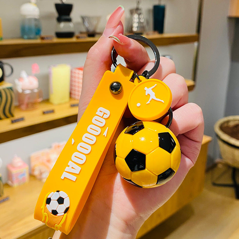 Wholesale Acrylic Simulated Football Keychain