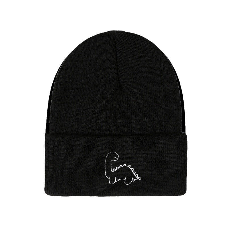 Wholesale Fashionable and Versatile Cute Single Dinosaur Knitted Beanie