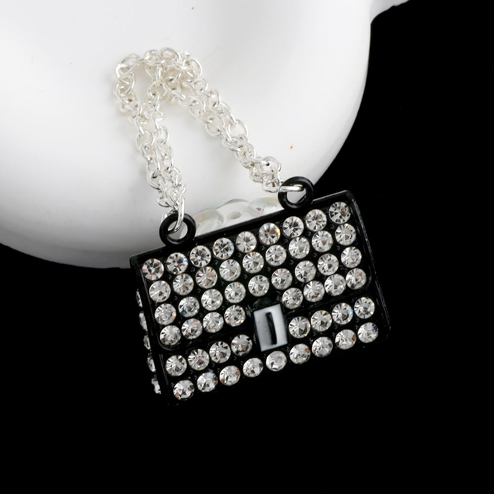 Wholesale Heavy Industry Chain Bag with Fully Drilled Straight Hole Beads