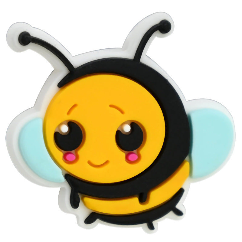 Wholesale  Random 100pcs/pack   Cartoon Bee   Focal Beads