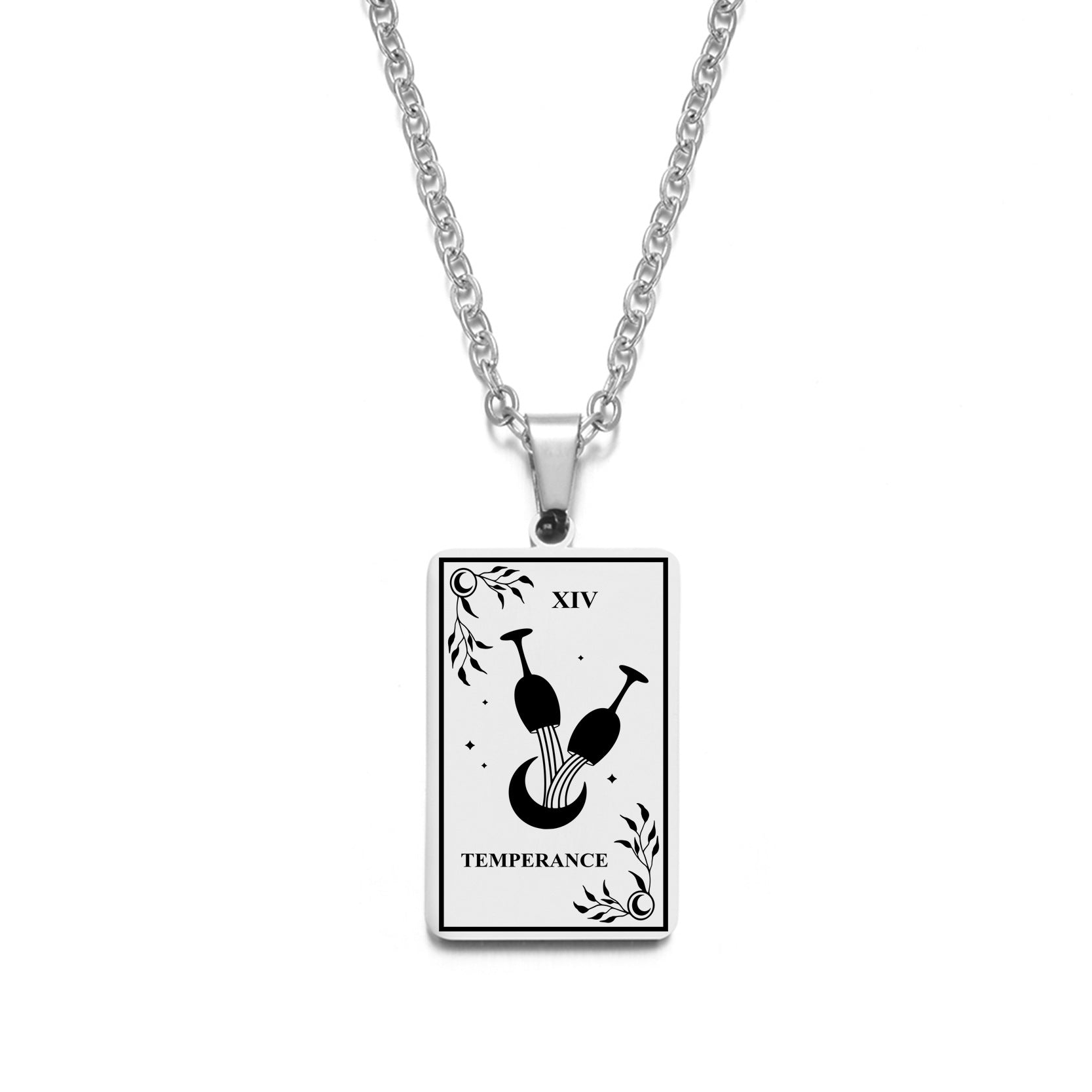 Wholesale tarot pendant pendant necklace stainless steel necklace
