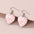 Wholesale Valentine's Day love Stainless steel Stainless steel glass heart-shaped ear hook Time Gem earrings