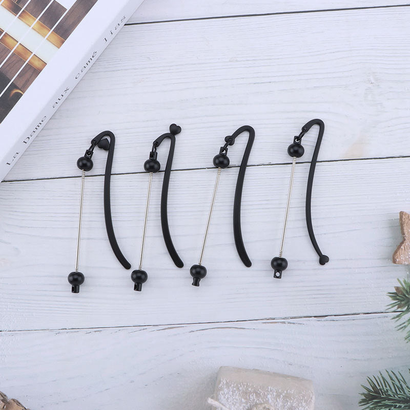 Wholesale New Diy Beaded Bookmarks Children Students Cute Book Clip Pendant Creative Love Five-pointed Star Butterfly Beaded Bookmarks