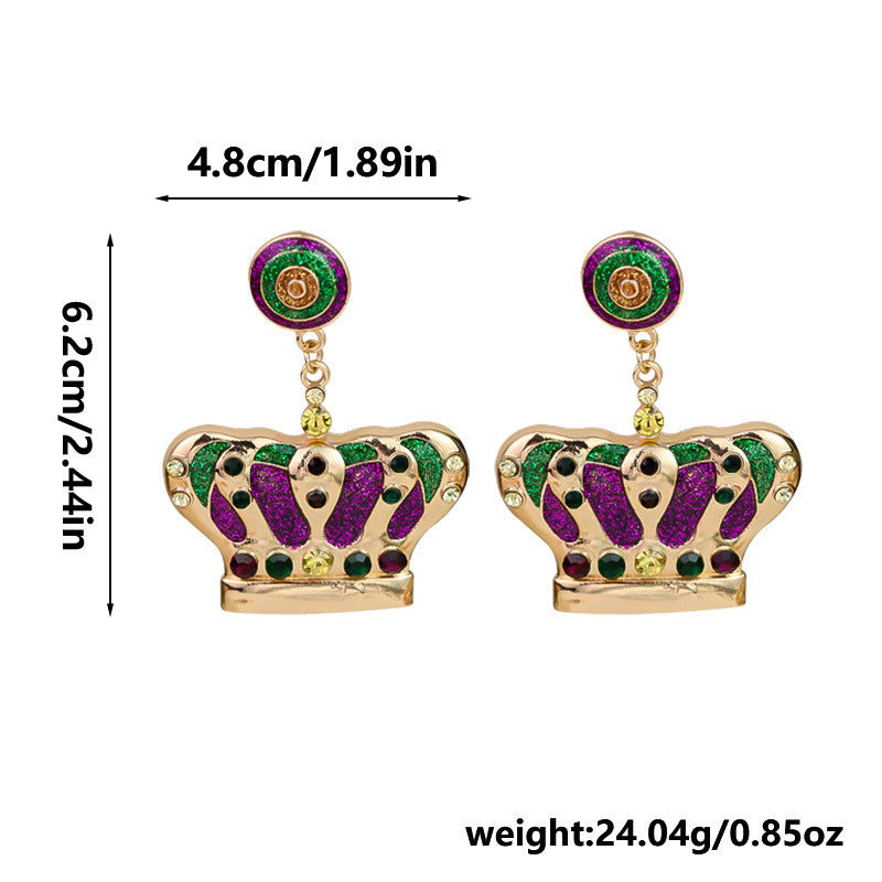 Wholesale Carnival Color Niche Design Sense Earrings for Women