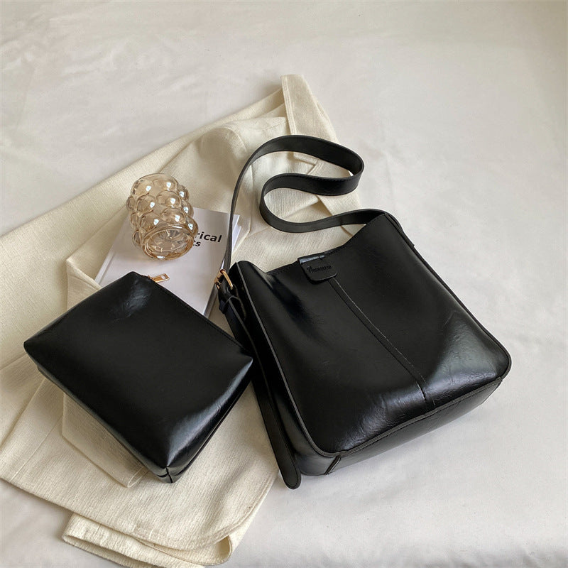 Wholesale Casual Large Capacity PU Shoulder Bag