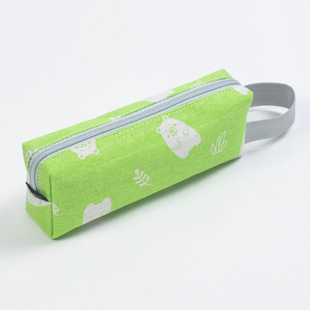 Wholesale Canvas Portable Cartoon Animal Pen Bags