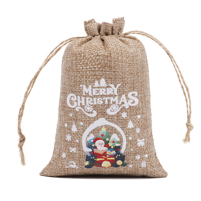 Wholesale Christmas gift bag suit drawstring  bag party