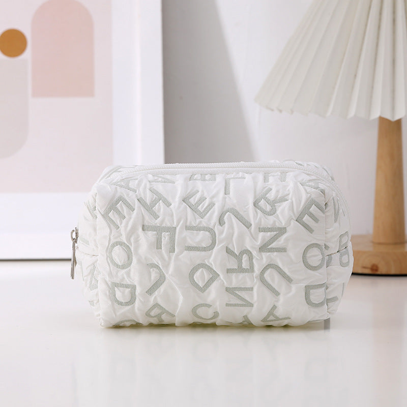 Wholesale Simplified English Letter Cloth Pen Bag