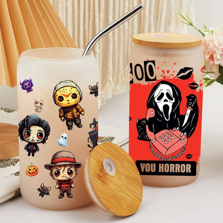 Wholesale Skeleton Phone Series  16oz Cup UV DTF Wraps