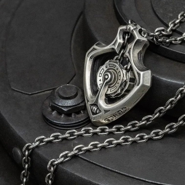 Wholesale Cool mechanical movable pendant necklace