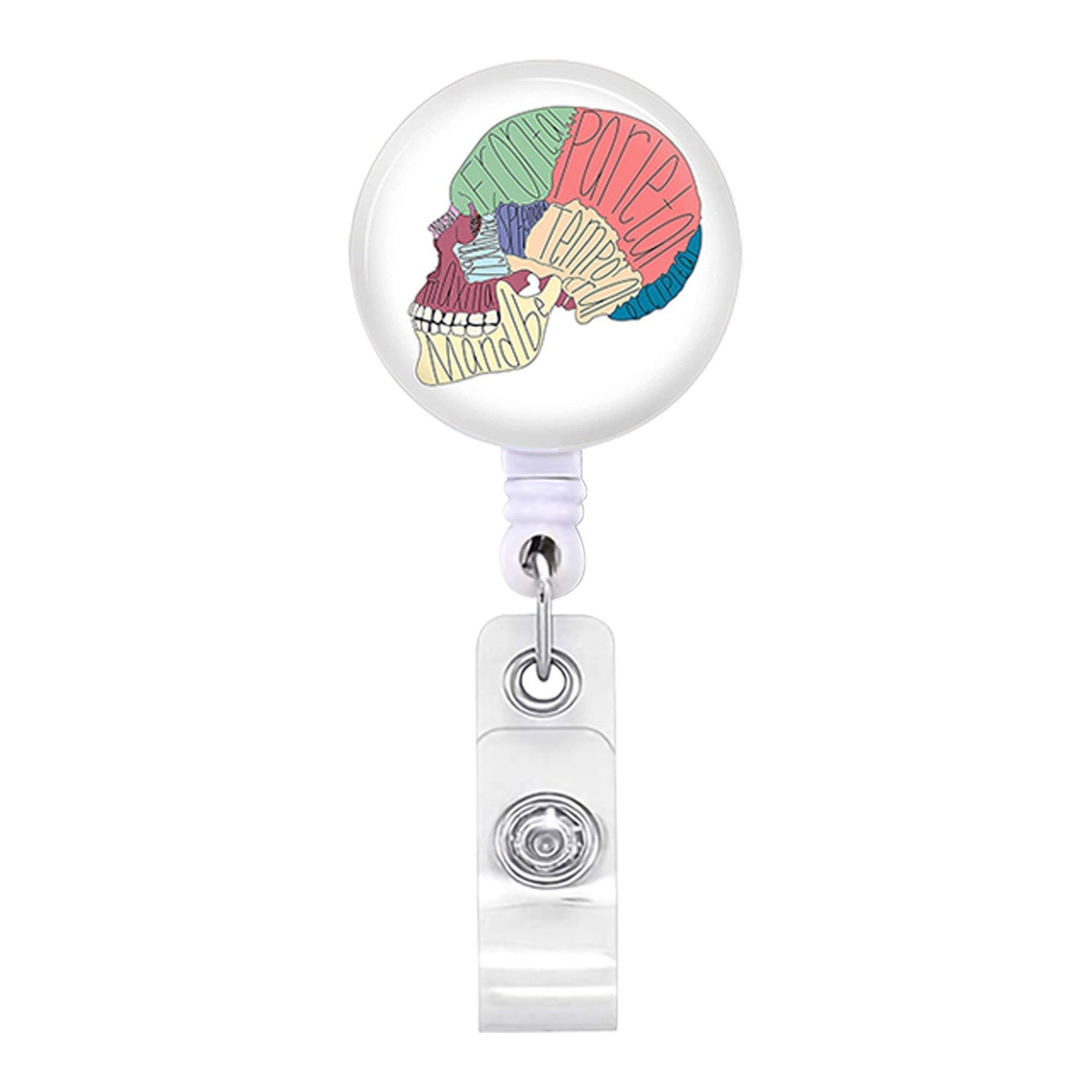Wholesale Heart brain gastrointestinal tract  human organs Badge Reels