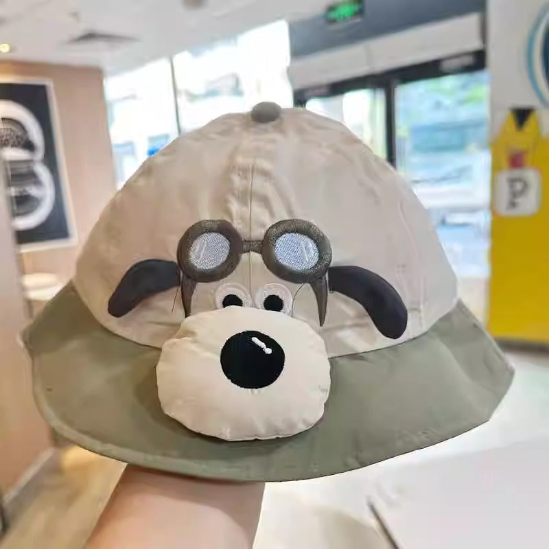 Wholesale Baby Cute Puppy Sunshade Bucket Hat