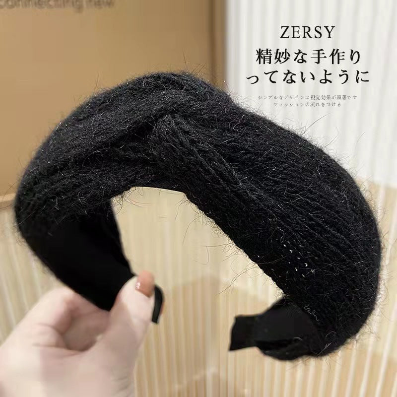 Wholesale Wool Wide Brim Autumn and Winter Hair Bands