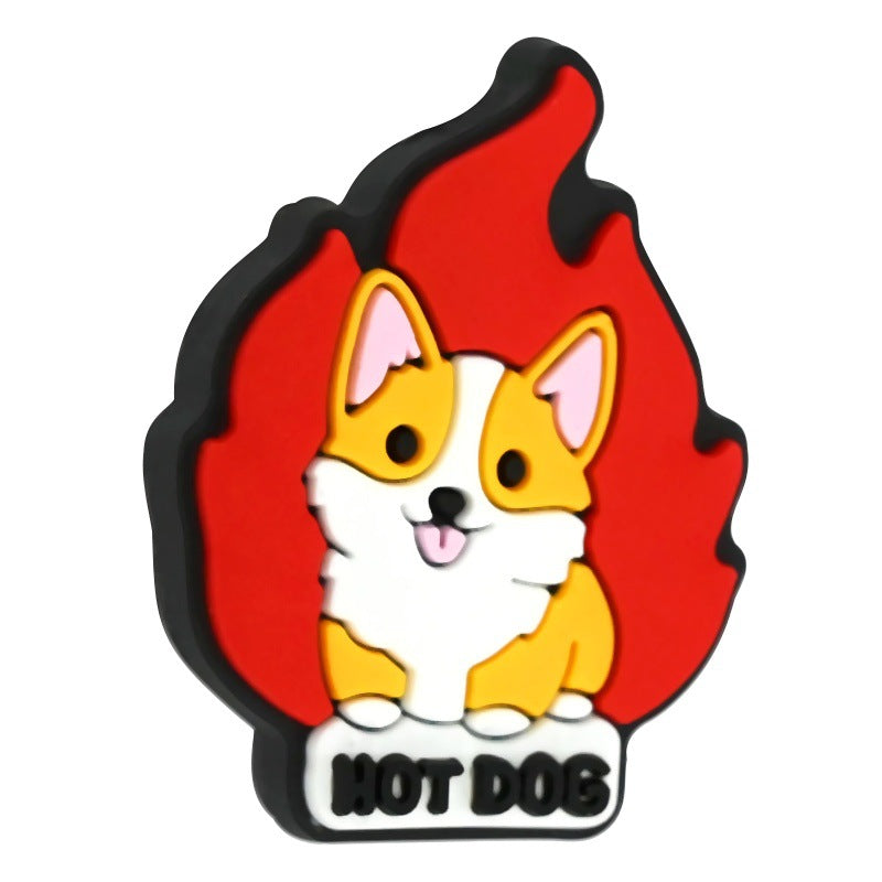 Wholesale Random 100pcs/pack  Cute pet dog beaded bracelet Focal Beads