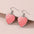 Wholesale Valentine's Day love Stainless steel Stainless steel glass heart-shaped ear hook Time Gem earrings