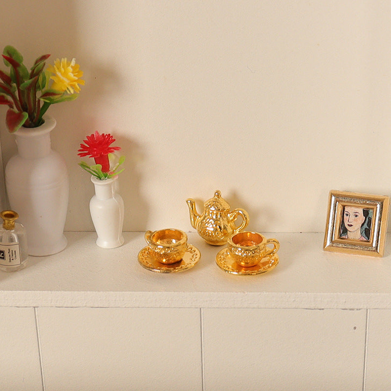 Wholesale Miniature outdoor scene bonfire hanging stove Doll Accessories