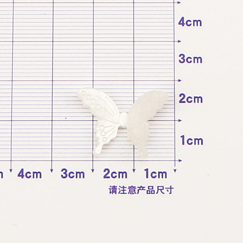 Caja de teléfono de pegamento para la crema de resina de color mariposa de color al por mayor