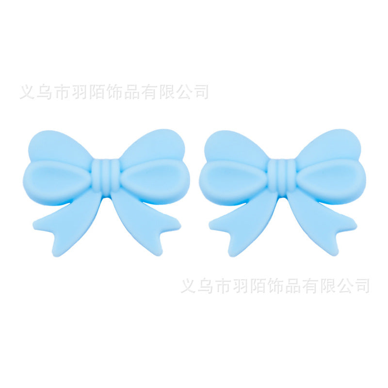 Wholesale 20pcs colorful bow Focal Beads