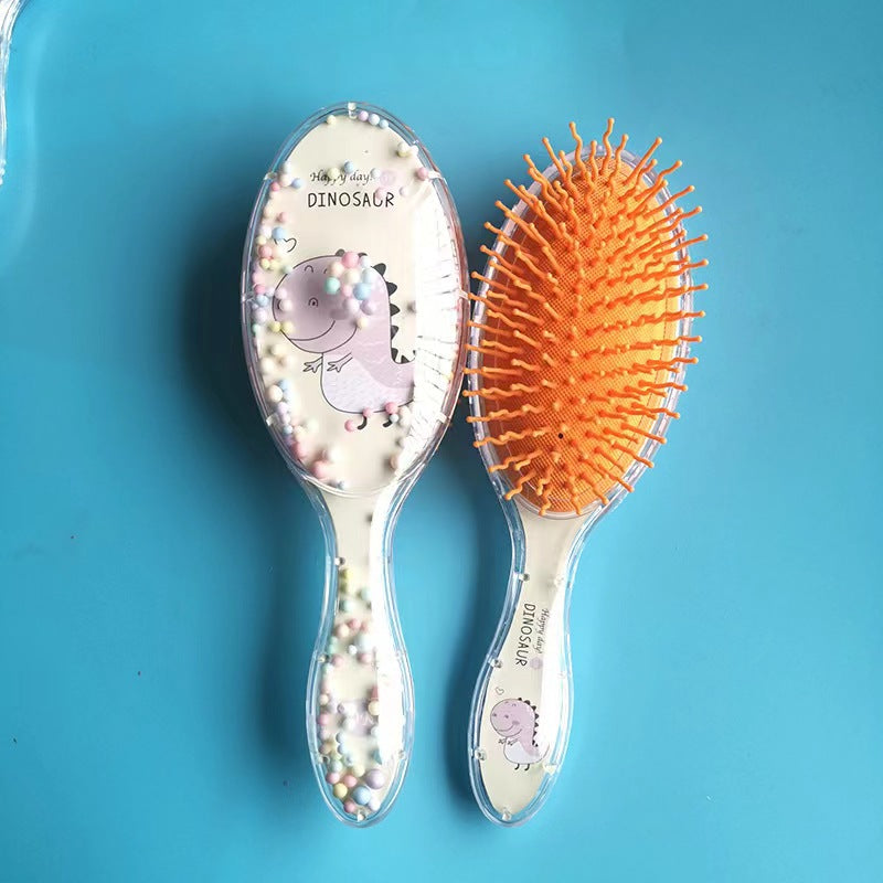 Wholesale ABS Oval Colored Glitter Comb