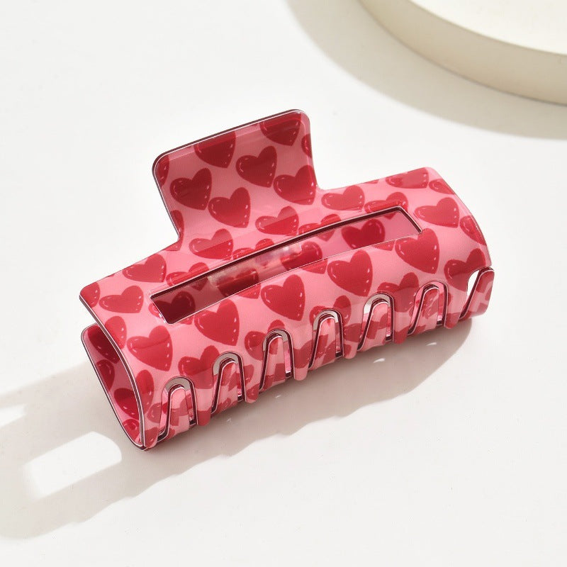 Wholesale Valentine's Day Love Back Head Sweet Elegant Grab Clip