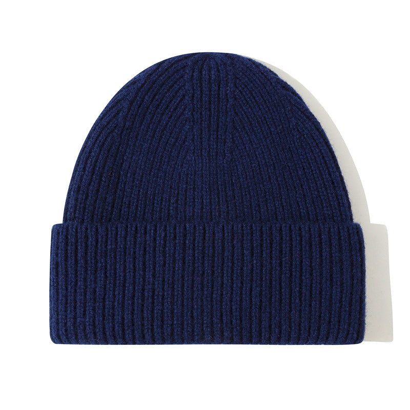Wholesale Thick Pure Wool Beanie Winter Hat